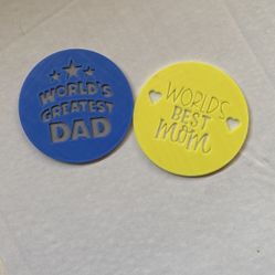 Custom 3D Printed Coasters