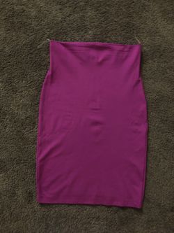 Magenta Pencil Skirt