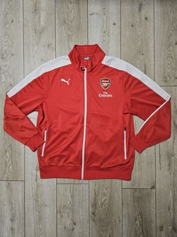 ARSENAL LONDON 2014 2015 FOOTBALL JACKET SOCCER TRAINING JACKET TOP L PUMA