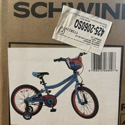 Brand New Bike Schwinn 5-9 Yr Old With Helmets All New 