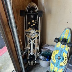 Long Board And A Short Board New Wheels And Bearings