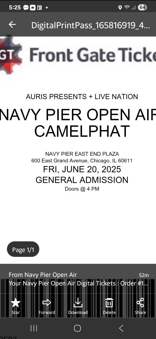 4 Tickets For $120