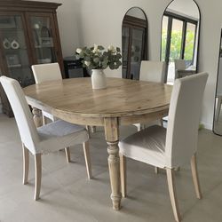 Pottery Barn Extending Dining Table 