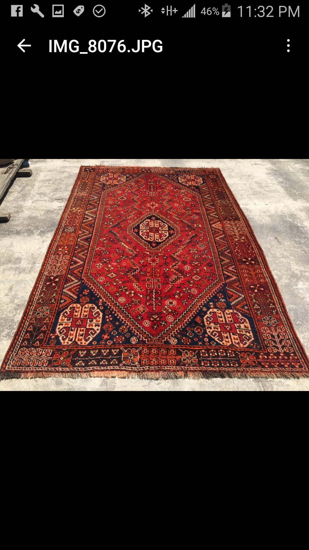 Handmade Persian antique collectible rug
