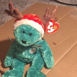 TY  " CHRISTMAS " BEANIE BABIE BEAR