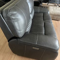 Leather Love Seat