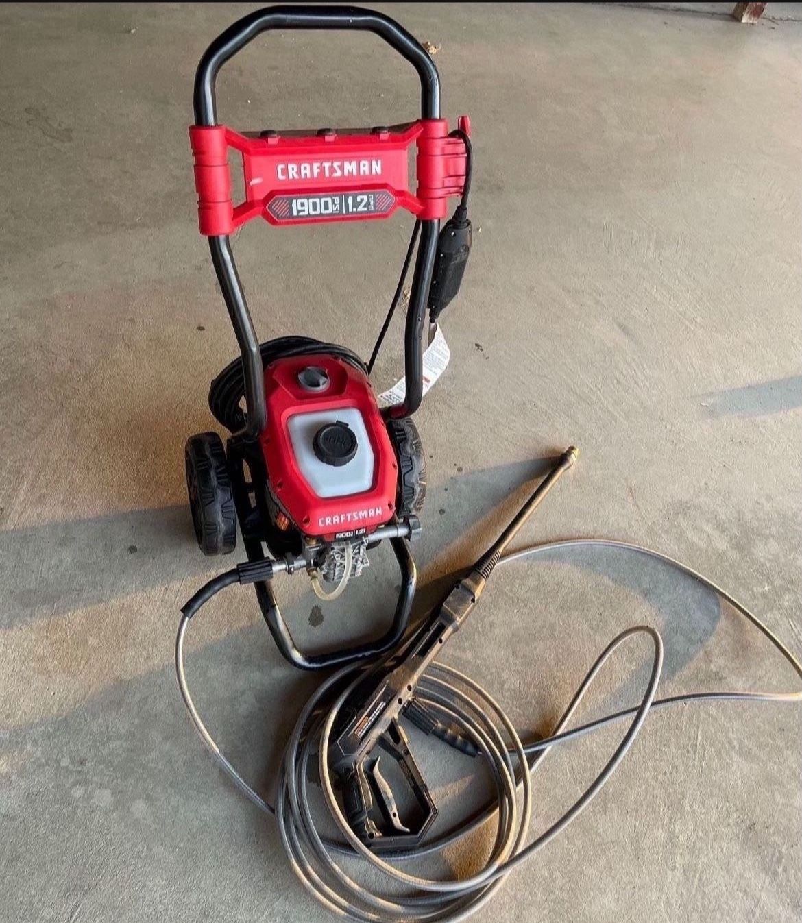 Craftsman 1900psi Electric Pressure Washer