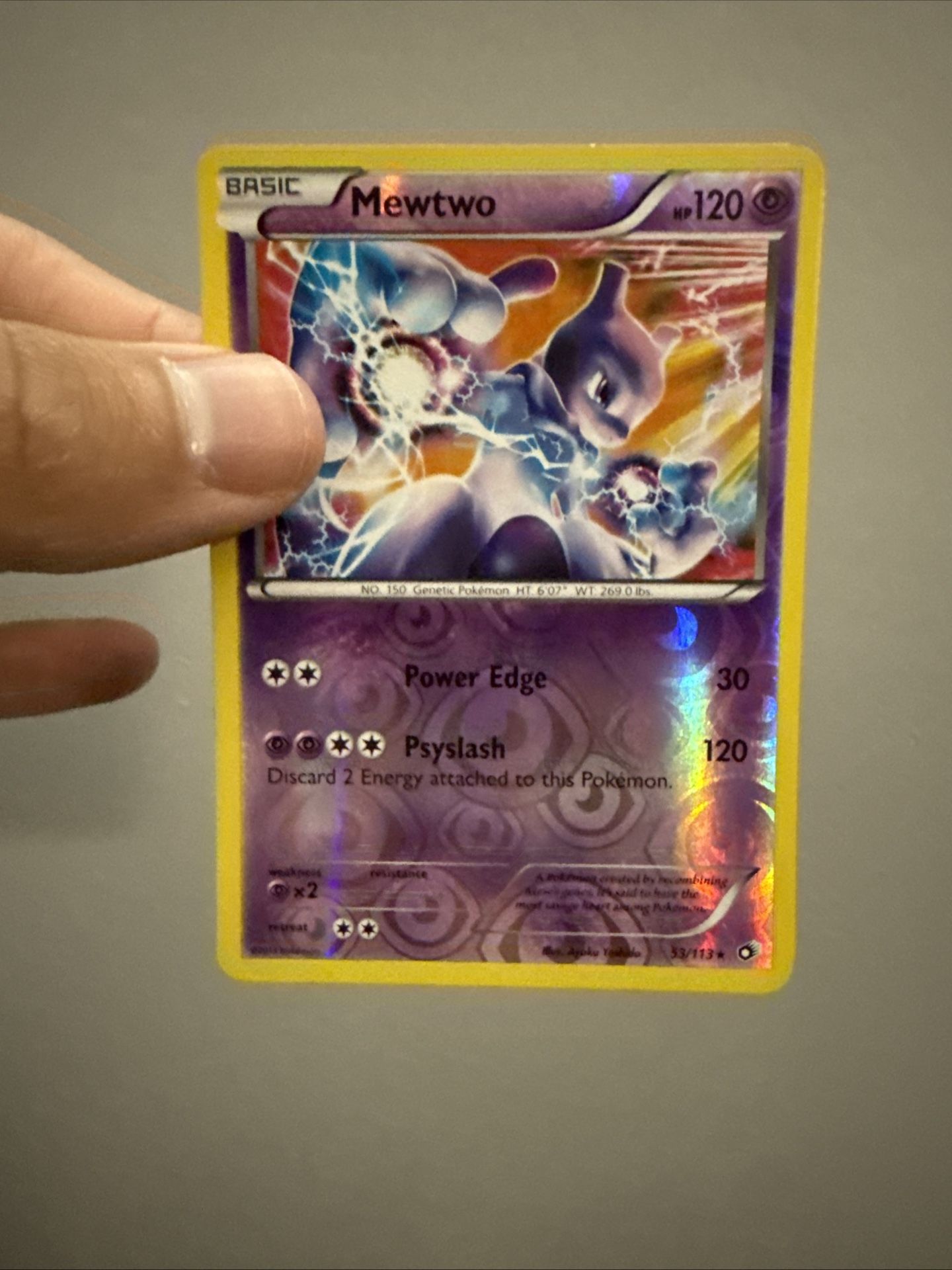 Pokemon (Mewto) Card