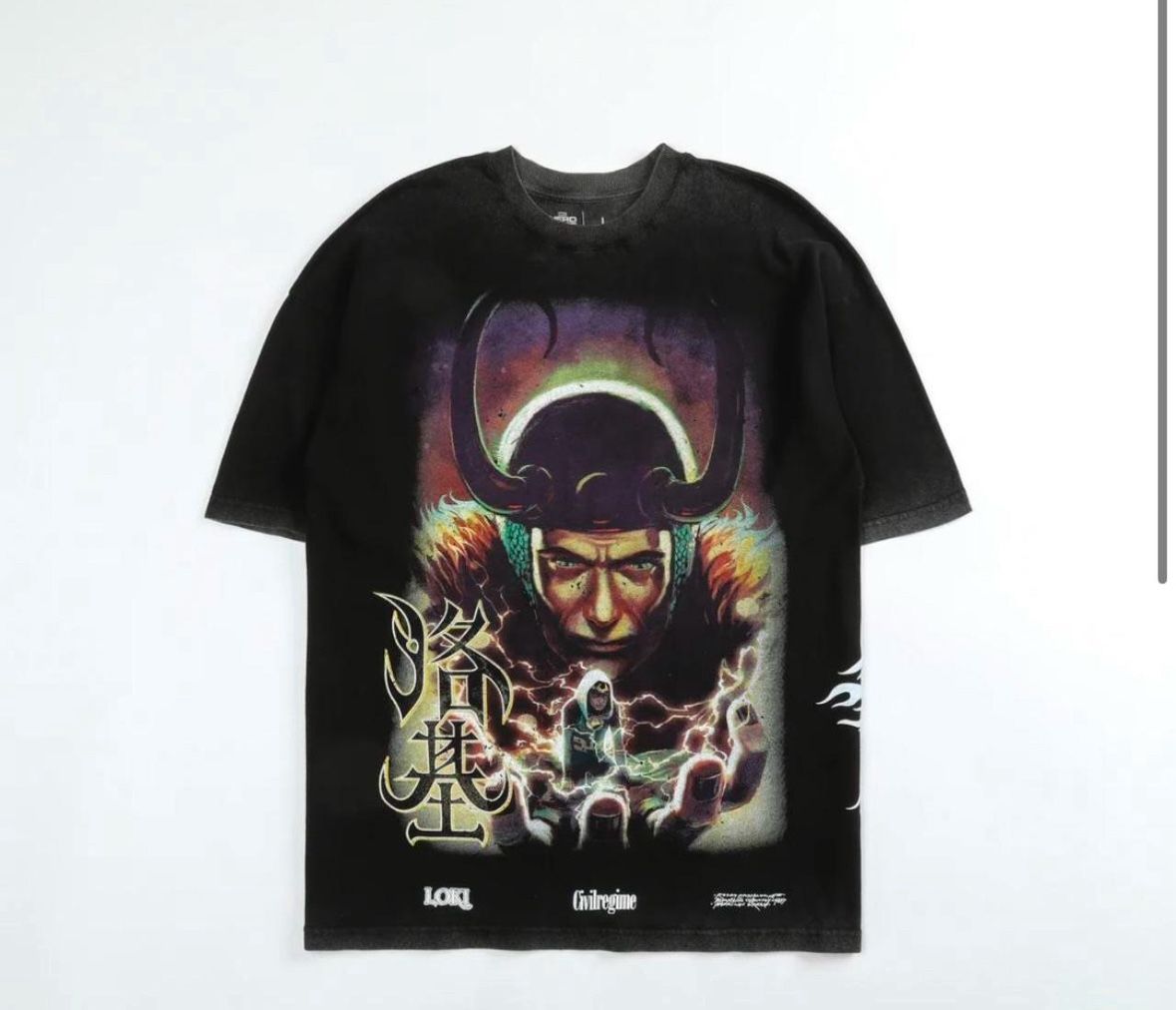 Civil Regime Loki God Of Mischief American Classic Oversized Tee Shirt