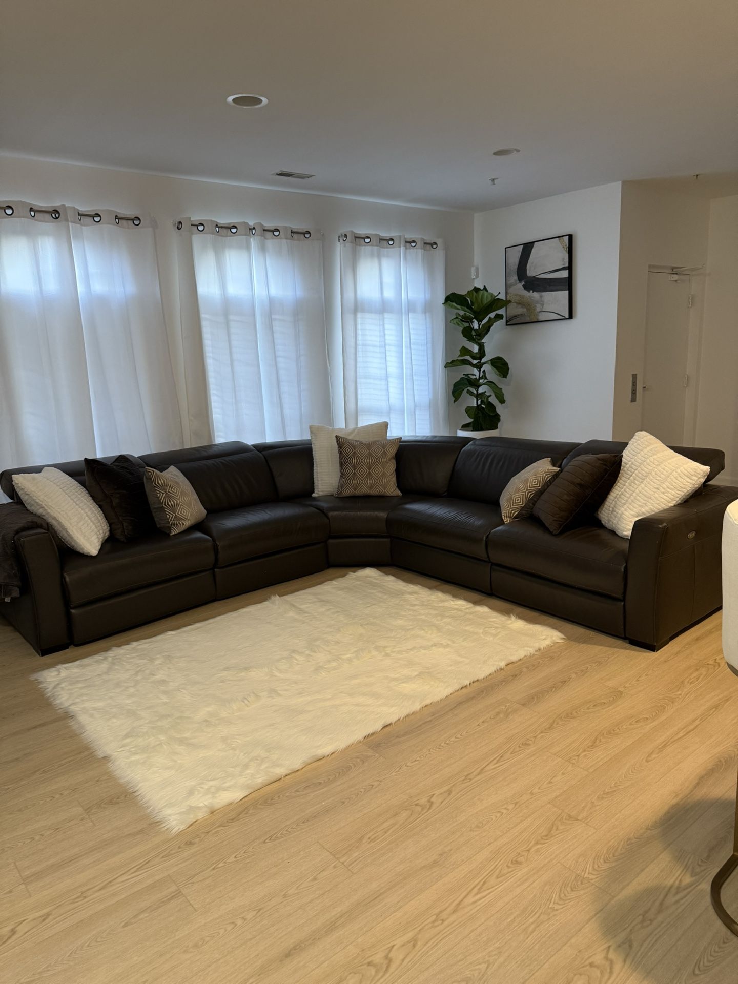 Leather Sectional