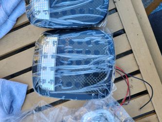 Jeep wrangler  Tj  chrome grill insert and led rear light