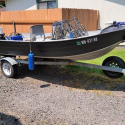 1986 DUW 14L Aluminum Boat