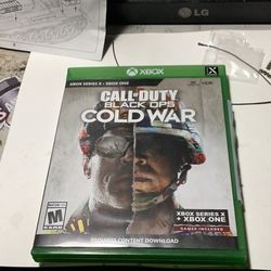 XBOX SERIES X CALL OF DUTY BLACK OPS COLD WAR