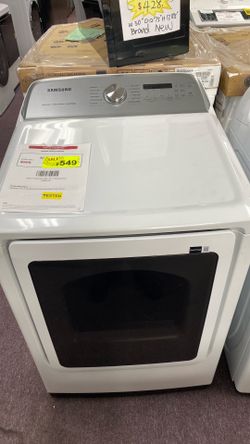 Samsung 7.4-cu ft Vented Electric Dryer with Steam Cycle (White )