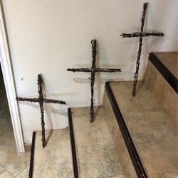 1930s Bobwire Crosses $15 Each