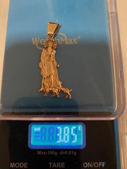 Yellow Gold Kt 10 Solid Pendant
