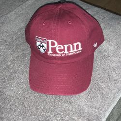Penn Pennsylvania Quakers NCAA College Script Clean Up Mens Hat Size One Size 47’brand New 