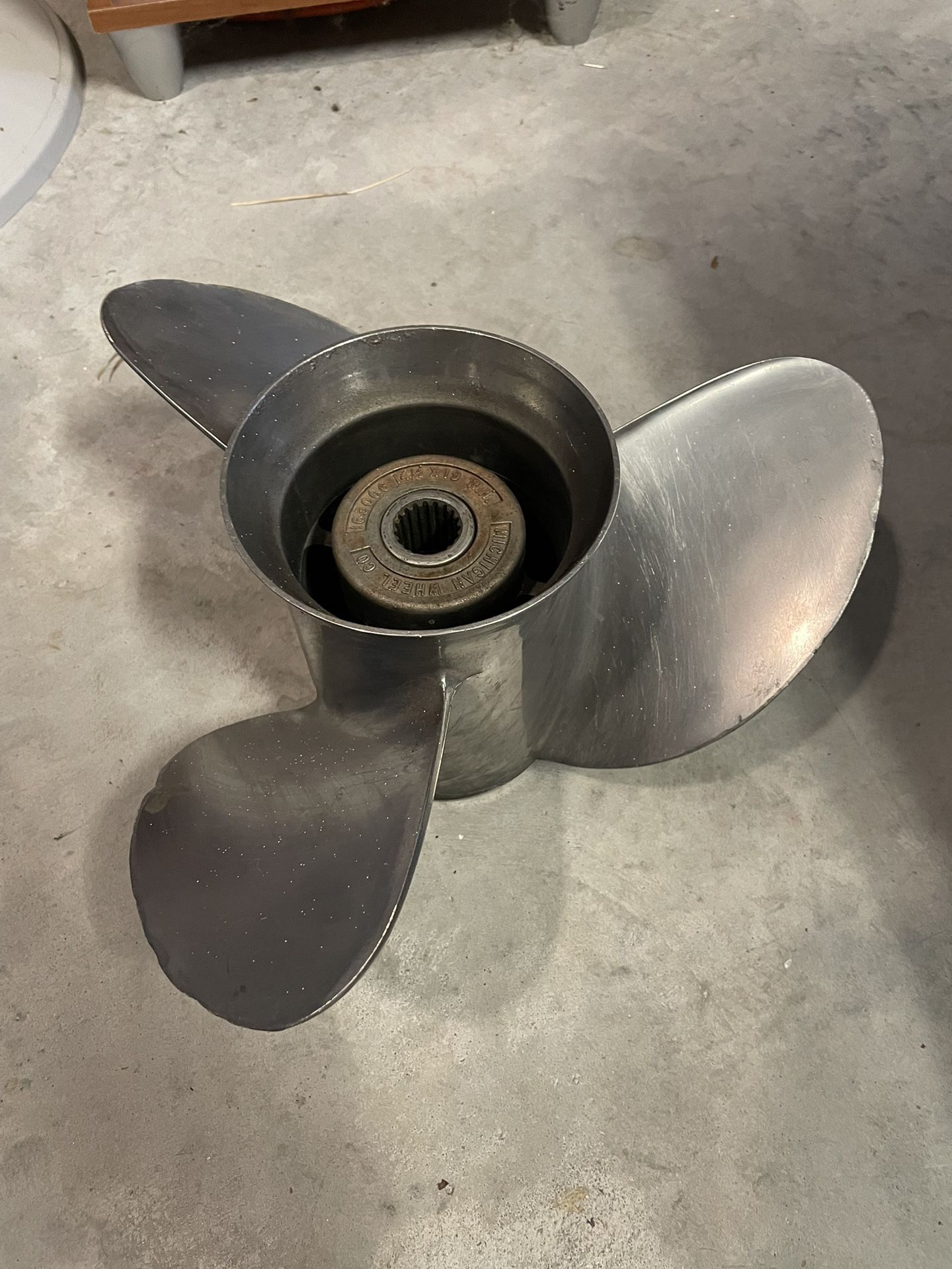 Stainless steel boat propeller  14.5 X 19 