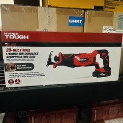 Brand New - Hyper Tough 20V Lithium-ion Reciprocating Saw AQ80023G