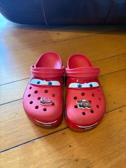 Disney Lightening McQueen Crocs Size 7M/9W