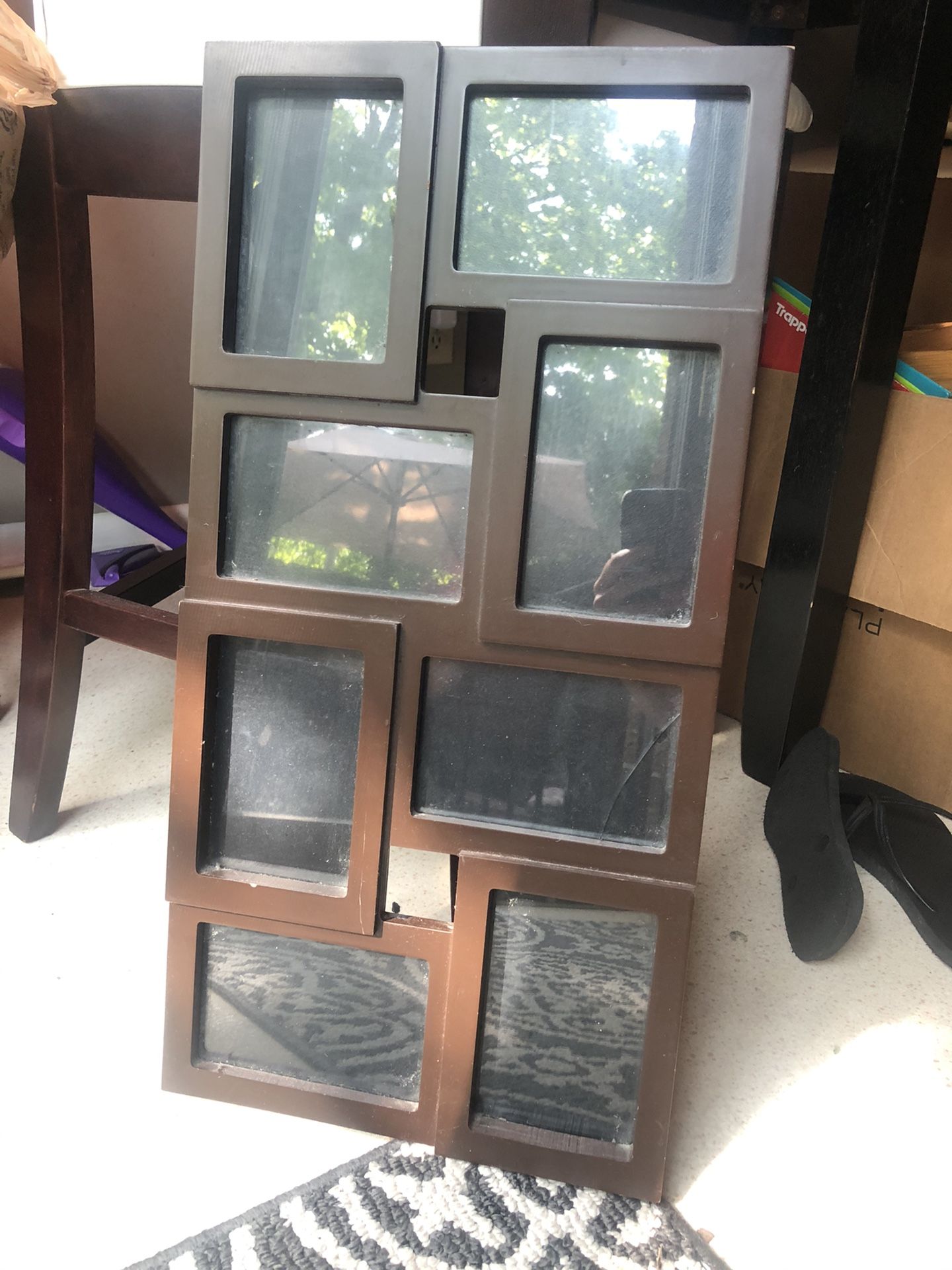 8 stacked 4x6 photo frame