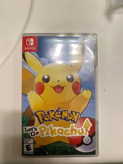 Open box not used Pokémon let’s go pikachu
