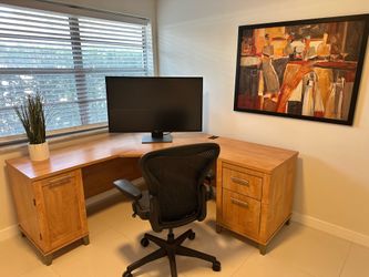 Large Wooden Desk