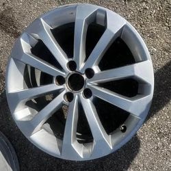 Wheel Rim 18X8 Alloy 5 Double Spoke 8R0601025AD Fits 13-17 Audi Q5 8R OEM 2#3