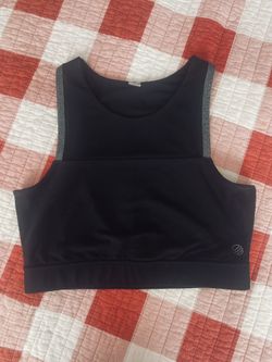 Black Mesh Athletic Top Size Small