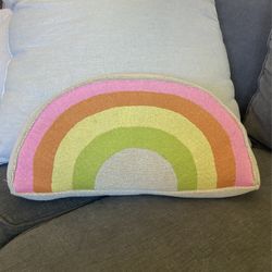 Rainbow Throw Pillow 