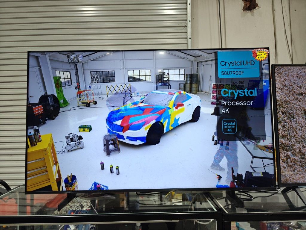 SAMSUNG 58” Class U7900F Series 4K Crystal UHD Smart TV