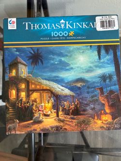Thomas Kinkade 1000-Piece Nativity Puzzle