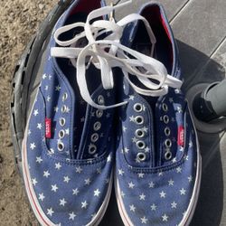 Vans Blue With Stars 
