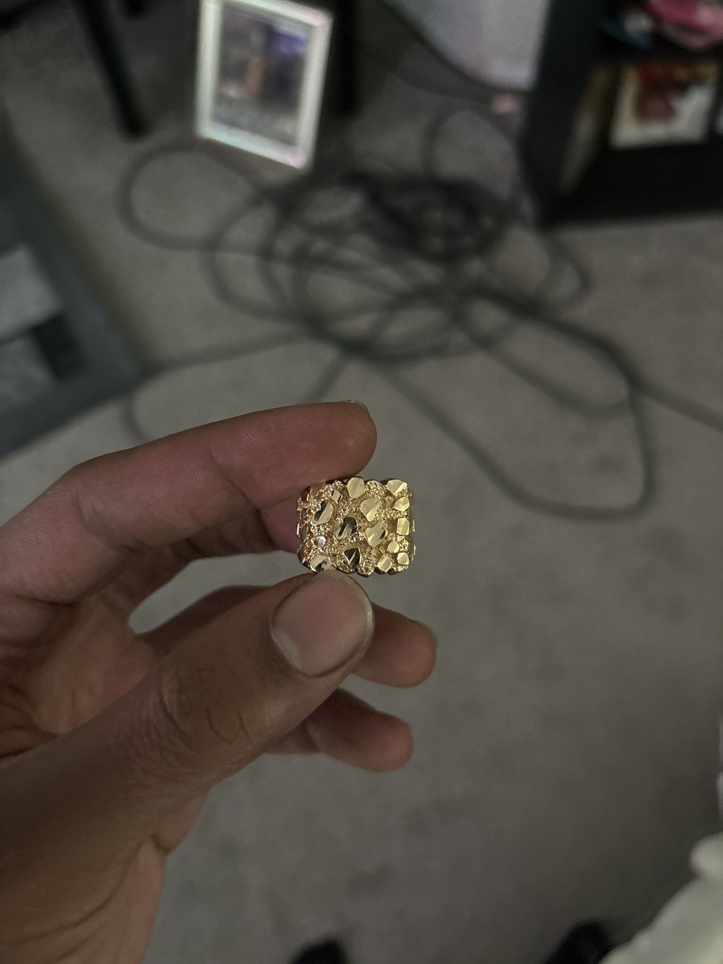 10k Gold Nugget Ring