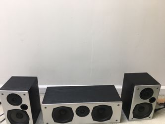 Polk audio speaker set total 3