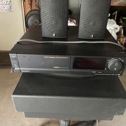 SONY HI-FI STEREO /VCR PLAYER 