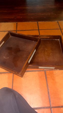 Walnut serving tray