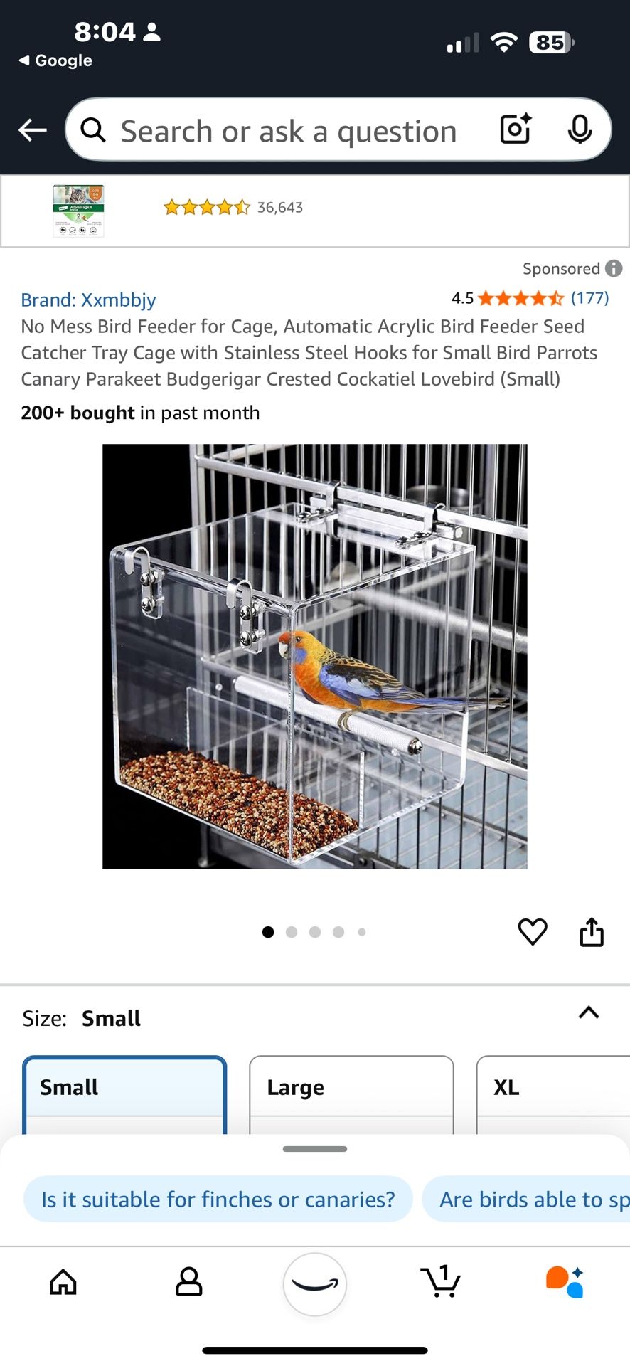 Bird feeder Cage