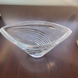 Vintage MIkasa Crystal Small Bowl , Brand New 