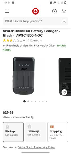 Vivitar Universal Battery Charger