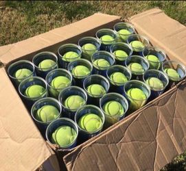 Tennis balls - Case of Used Balls. In Very Good Condition !! 72 Total Balls.