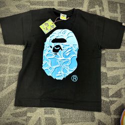 BAPE ABC Sea Surface Camo Ape Head Tee