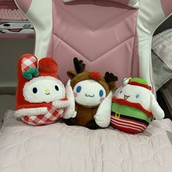 Christmas Sanrio Plushies