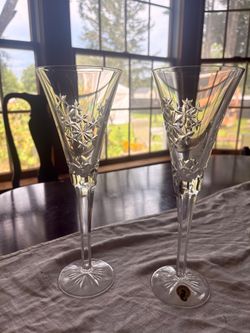 Waterford Champagne Flutes Set of 2