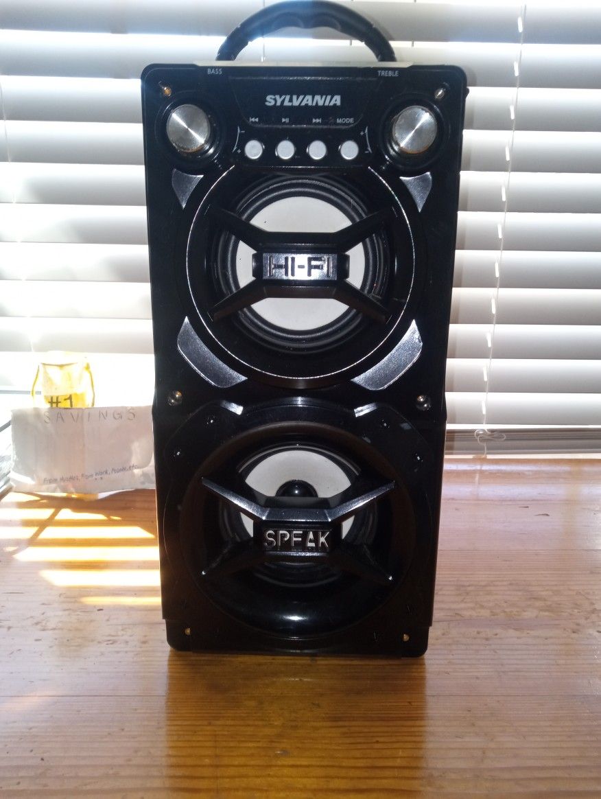Sylvania Hi-Fi Bluetooth Speaker