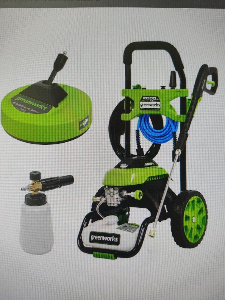 New Greenworks 2000psi Pressure Washer