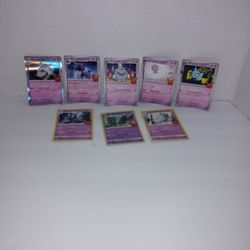 Eight Collectible Pokemon Cards