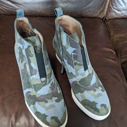 Camo Wedges - Paolo Women's Size 8 