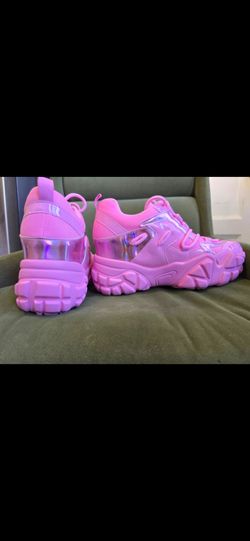 Anthony Wang Collection Chunky Pink Sneakers