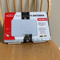 Amplified Indoor HDTV Antenna 50 mile Range Model OUSOO-0566 Ultra Thin Design.